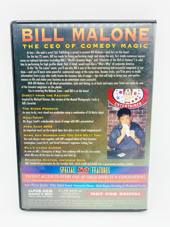 On The Loose Volume 1-4 by Bill Malone (DVD)