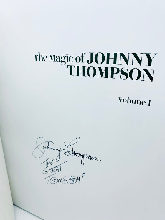 The Magic of Johnny Thompson by Magicana (2 Volume Set) (Signed)