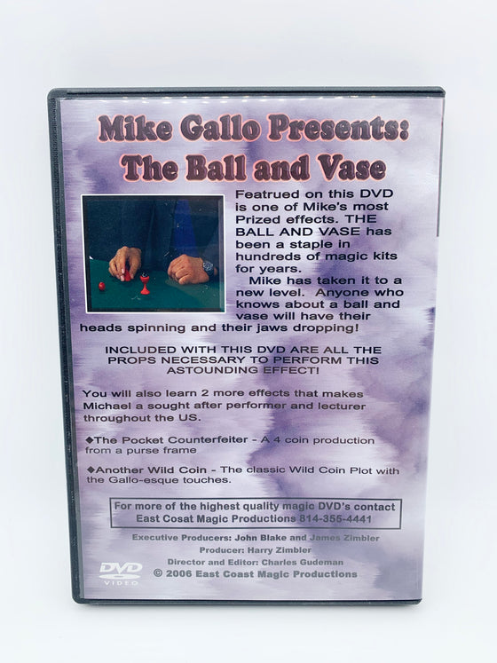 Ball And Vase by Mike Gallo (DVD ONLY)