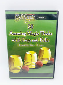  25 Amazing Magic Tricks with Cups and Balls by Royal Magic (DVD)