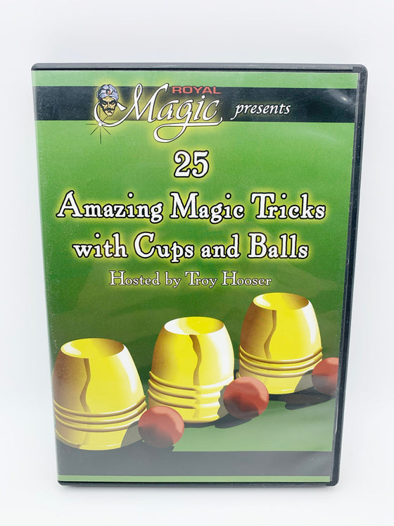 25 Amazing Magic Tricks with Cups and Balls by Royal Magic (DVD)