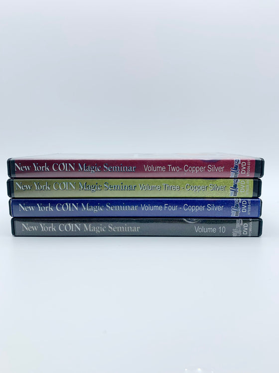 New York Coin Magic Seminar Volume 2, 3, 4 and 10 (DVD)