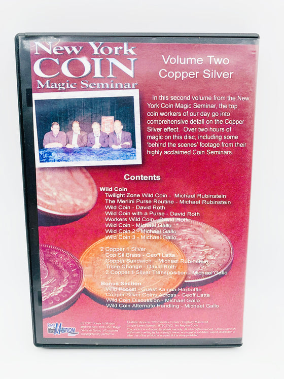 New York Coin Magic Seminar Volume 2, 3, 4 and 10 (DVD)