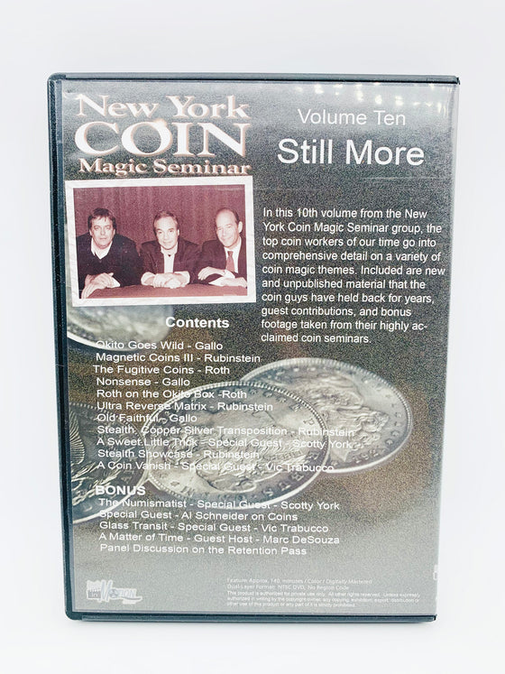 New York Coin Magic Seminar Volume 2, 3, 4 and 10 (DVD)