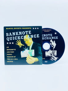  Banknote Quickchange by Manuel Muerte (DVD)