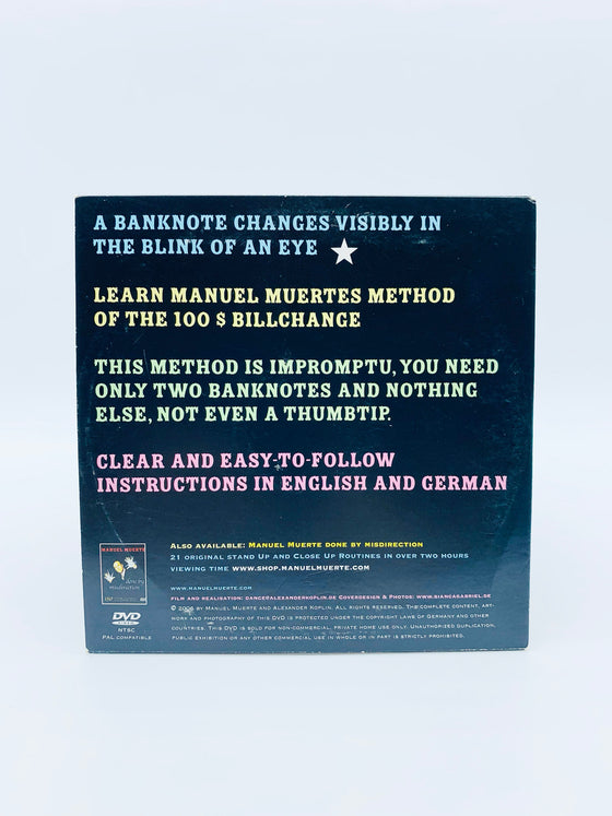 Banknote Quickchange by Manuel Muerte (DVD)