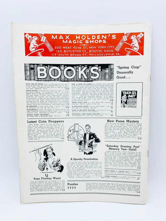 Genii Official American Organ for the International Alliance of Magicians April 1940 Vol. 4 No. 8