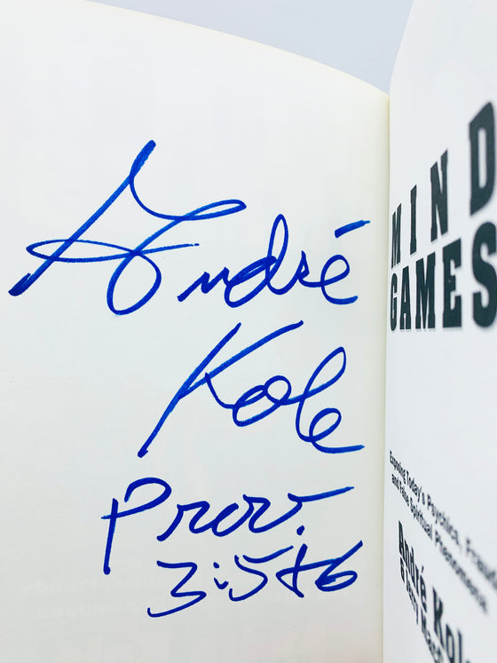 Mind Games by Andre Kole and Jerry MacGregor (Signed) - Copyright 2002