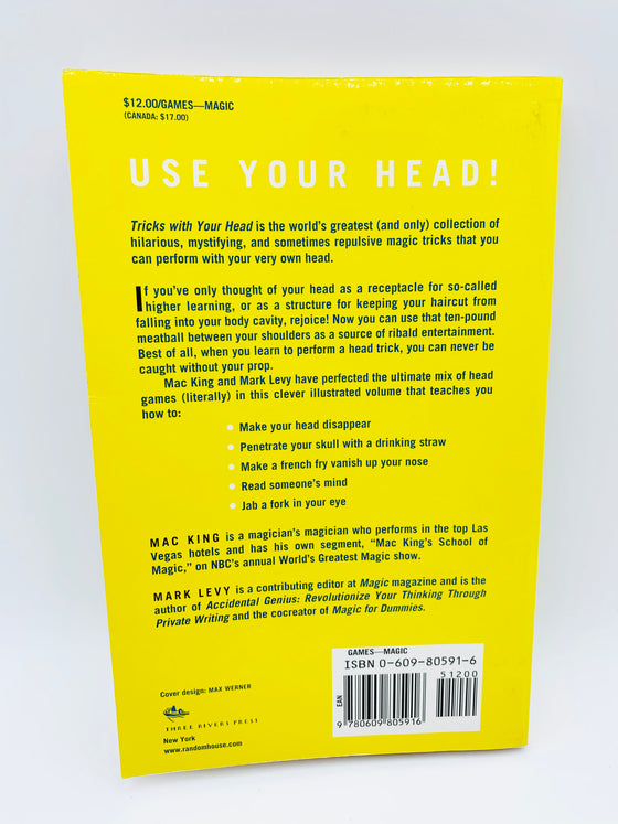 Tricks with Your Head by Mac King and Mark Levy (Signed) - Copyright 2002