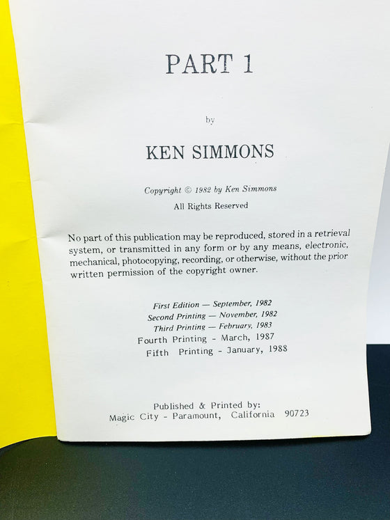 Scotch and Soda Part 1 by Ken Simmons - Fifth Printing 1988