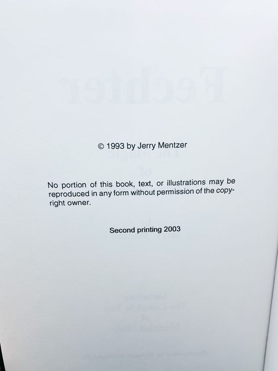 Fechter The Magic of Eddie Fechter by Jerry Mentzer Including The Complete Text of Magician Nitely - 2nd printing 2003