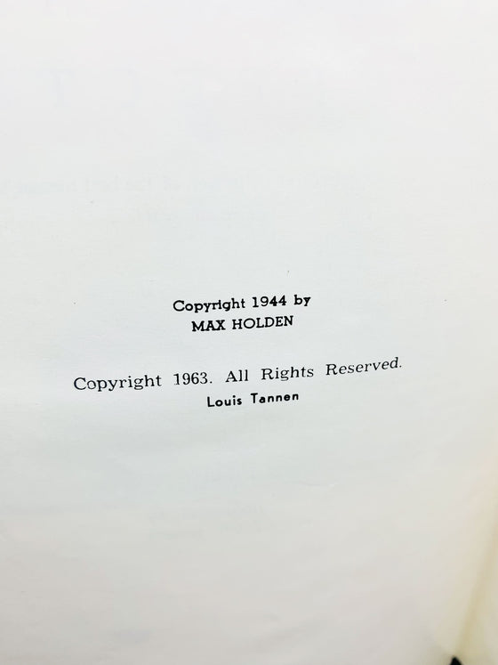 Annemann's Practical Mental Effects Published by Louis Tannen - Copyright 1963