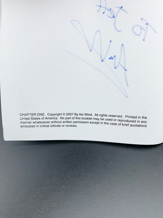 Chapter One (Signed) by Asi Wind - Copyright 2007