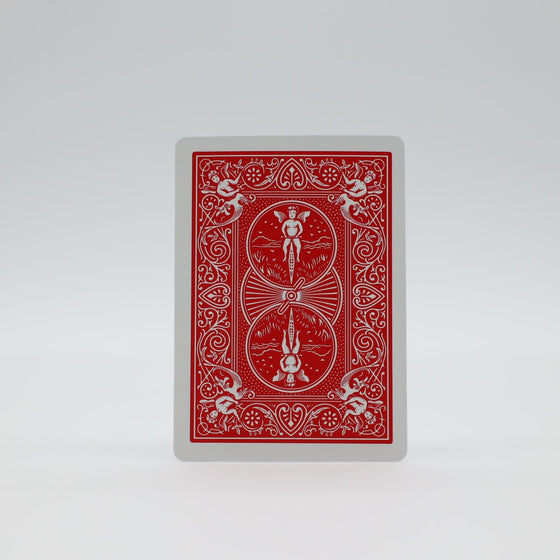 Red Bicycle Split Face Gaff Card (2D/QC)