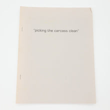  Picking the Carcass Clean Lecture by Bill Goodwin - Copyright 1986