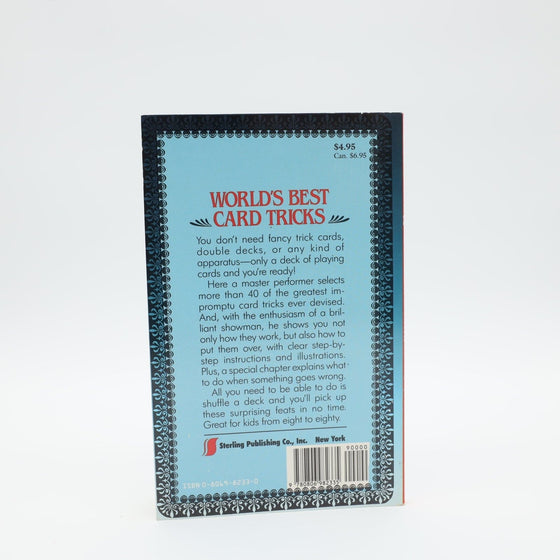 World's Best Card Tricks by Bob Longe - 1st Paperback Edition 1992