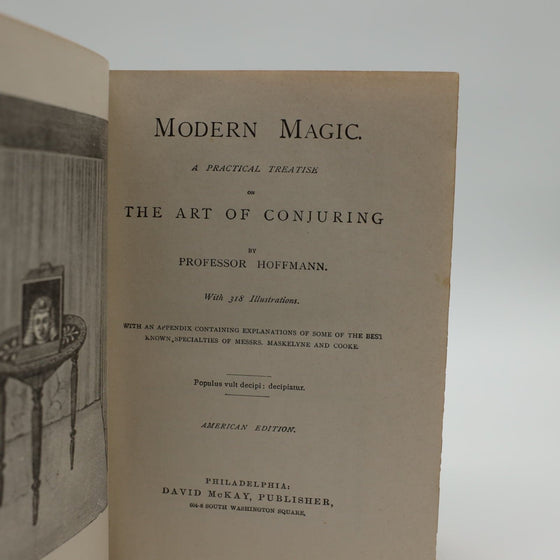 Modern Magic by Professor Hoffmann