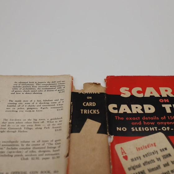 Scarne on Card Tricks by John Scarne - Copyright 1950 and published by Crown Publishers, INC