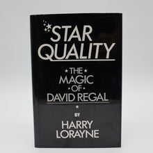  Star Quality The Magic of David Regal by Harry Lorayne - Copyright 1987