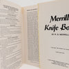Merrill's Knife Book by R.D. Merrill - First Edition 1981