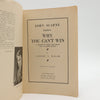 Scarne Explains Why You Can't Win A Treatise On Three Card Monte and It's Sucker Effects by Audley C. Walsh