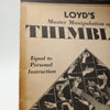 Loyd's Master Manipulation of Thimbles by E. Loyd Enochs - Second Edition 1945