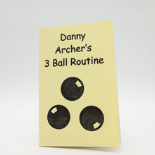  Danny Archer's 3 Ball Routine - Instruction Booklet Only