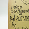 Top Secrets of Magic by JG Thompson Jr - Copyright 1956