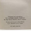 The Magic of Slydini by Lewis Ganson - Published by The Supreme Magic Company