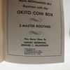 Okito Coin Box Routines by Mohammed Bey - Copyright 1963