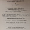 Coinjuring Volume One by David Neighbors - First Edition Printing