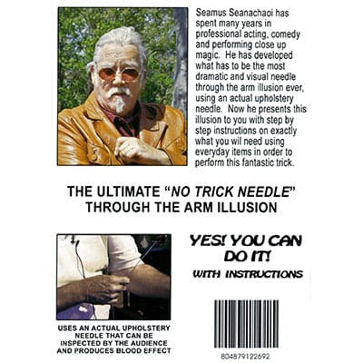 Ultimate No Trick Needle Through Arm by Seamus Seanachaoi DVD (Open Box)