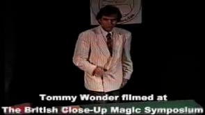 Tommy Wonder at British Close-Up Magic Symposium (Open Box)