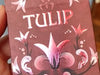 Grand Tulip Red Gilded Playing Cards