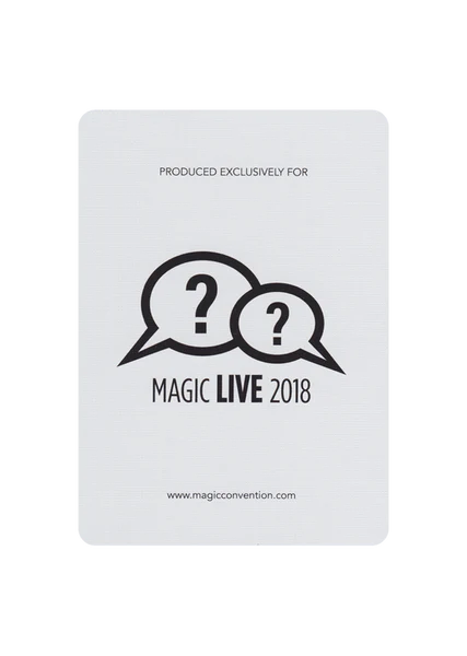 Magic Live 2018 Bicycle Playing Cards