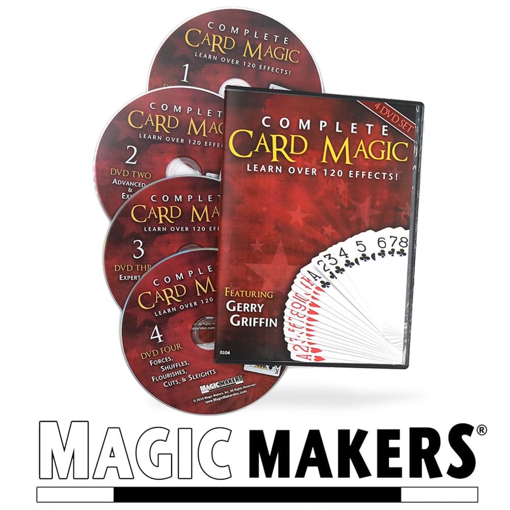 Complete Card Magic - 4 DVD Set by Magic Makers – Magic Shop San Diego