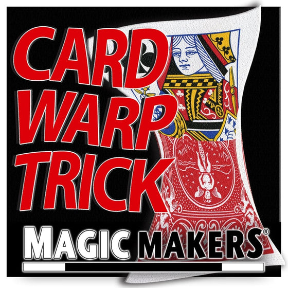 Card Warp Trick With Bonus Effects (Open Box)