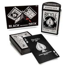  Reversed Back Bicycle Deck - Magic Makers Black Deck