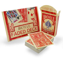  Faded Rider Back Red Bicycle Deck- Limited