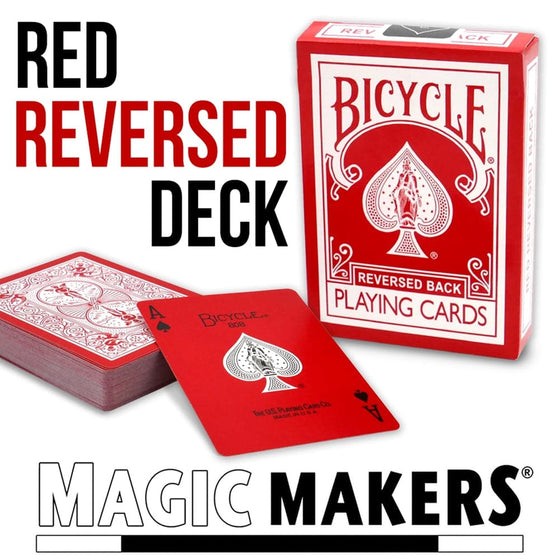 Reversed Back Bicycle Deck - Red