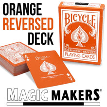  Orange Reverse Bicycle Deck