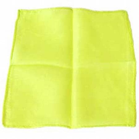 Lemon 6 inch Colored Silks- Professional Grade (12 Pack)
