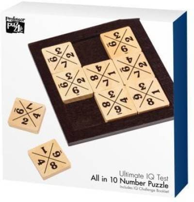 Ultimate IQ Test All In 10 Number Brain Teaser Puzzle by Professor Puzzle