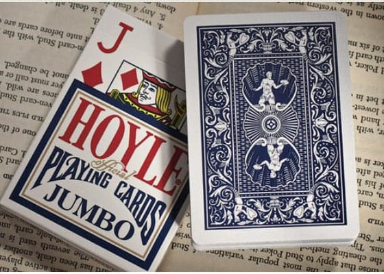 The Hoyle Jumbo Index (BLUE) Playing Cards