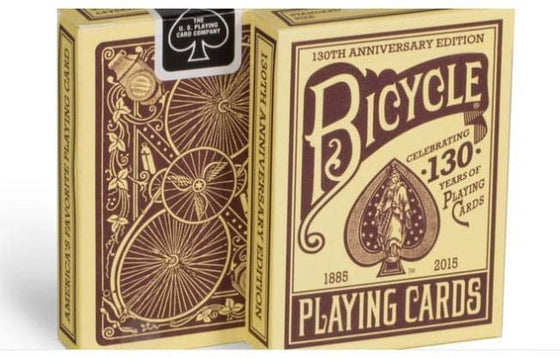 Bicycle 130th Anniversary Playing Cards Red