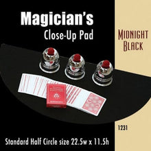  Standard Half Circle Close-up Pad (Midnight Black) 22.5 x 11.5