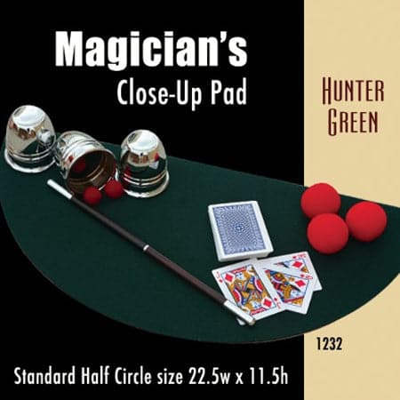 Standard Half Circle Close-up Pad (Hunter Green) 22.5 x 11.5