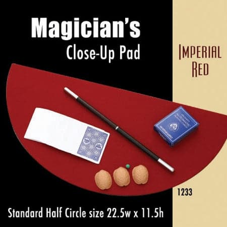 Standard Half Circle Close-up Pad (Imperial Red) 22.5 x 11.5