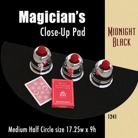 Medium Half Circle Close-up Pad (Midnight Black) 17.25 x 9