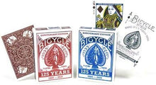  Bicycle 125th Anniversary Edition Playing Cards Blue